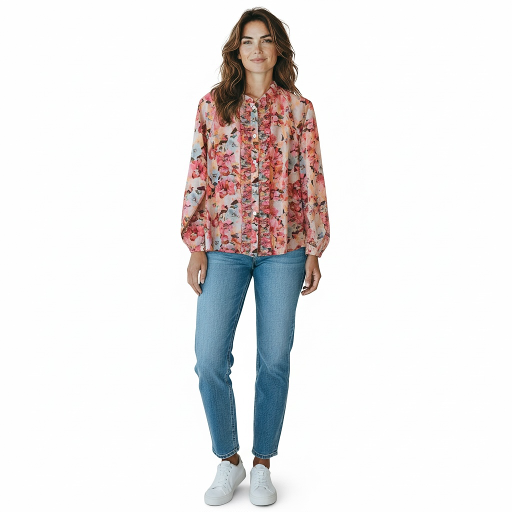 The Rosa floral blouse