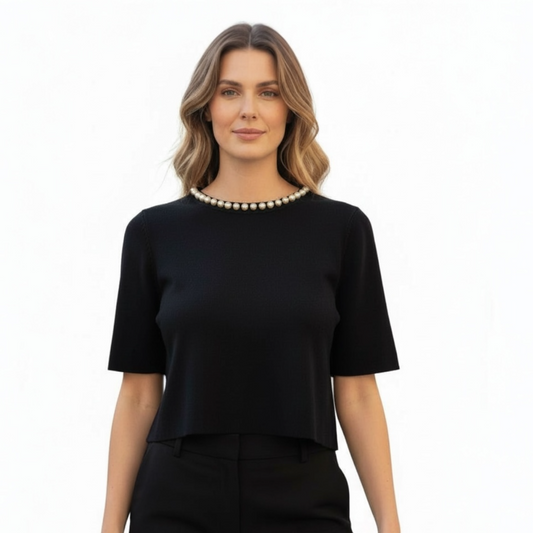 The Suzette Pearl blouse