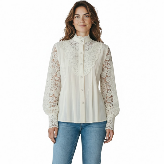 The Emma lace blouse