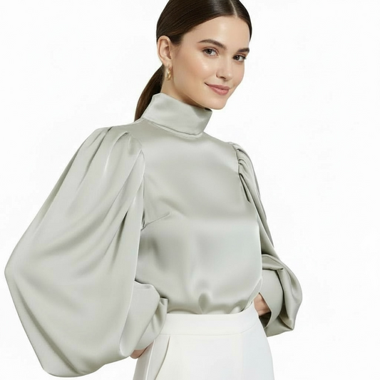 The Daniela Sage Blouse