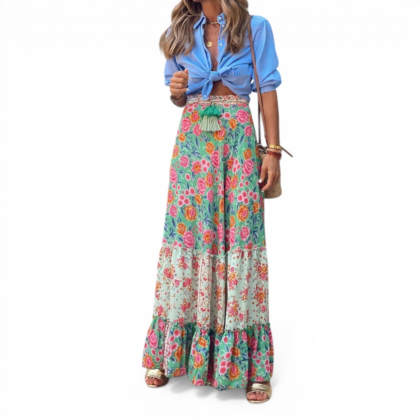 The Elsa floral skirt
